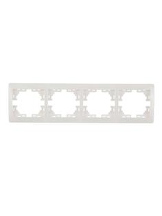 Рамка 4-м Mira горизонт. бел. LEZARD 701-0200-149