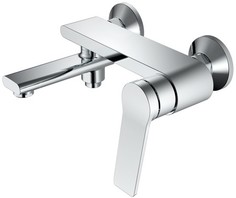Смеситель для ванны Haiba HB60572 с коротким изливом, хром
