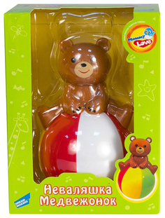 Игрушка-неваляшка Mommy Love Медвежонок