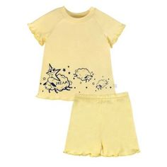 Пижама для девочек Мамуляндия 22-6007 Ассорти 22 цв. желтый р. 110