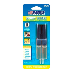 Клей эпоксидный ABRO (3 гр) (прозрачный, шприц) EC-300-R