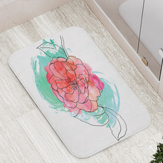 Коврики для ванной и туалета bath_100688 Камелия гранж JoyArty