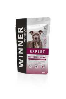 Влажный корм для собак Winner Expert Gastrointestinal, при проблемах с ЖКТ, 85 г