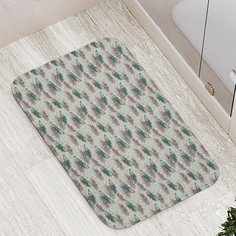 Коврики для ванной и туалета bath_99957 Бабочки на цветах JoyArty