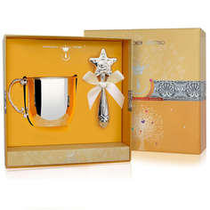 Набор детский АргентА "Звезда" (2 предмета кружка + Погремушка АргентА)