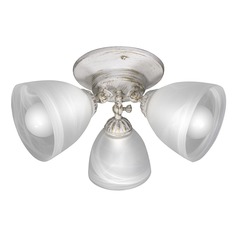 Люстра потолочная 3 Е27 плафона спот поворотная Петрасвет S2417-3, хЕ27 макс. 60Вт