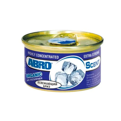 Ароматизатор на панель (Освежающий бриз) ABRO Органик (банка) AS-560-FB