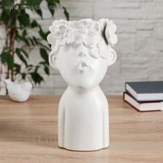 Ваза керамика Цветущий взгляд 11х27 см No Brand