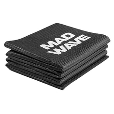 Коврик для фитнеса Mad Wave Yoga Mat черный 173 см, 6 мм