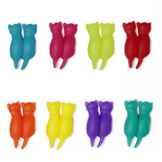 Маркеры для бокалов rainbow cat 8 шт, Kikkerland, разноцветный, арт: CU296
