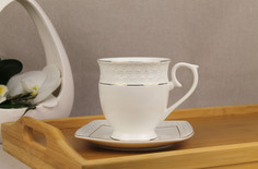 Пара чайная высокая "Снежная королева" п/у S554409-A Коралл