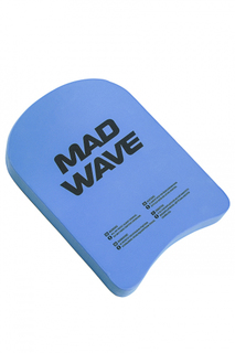 Доска для плавания Mad Wave Kickboard Kids голубой