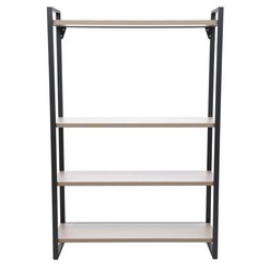 Стеллаж Практик Combik XL 100/4 вяз натуральный/черный (К71199154393)