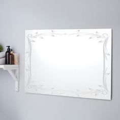 Зеркало, настенное, с пескоструйной графикой, 50х80 см No Brand