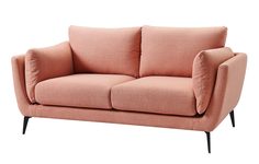 Диван AMSTERDAM 5176 (2-х местный) коралл ESF