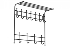 Вешалка настенная Ника ВПТ11 Nika