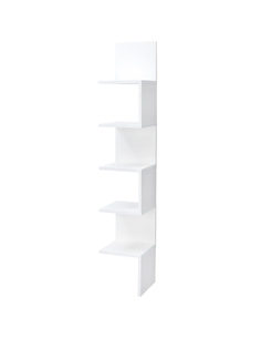 Полка угловая Lindom Brital 25x25x158 (белый)