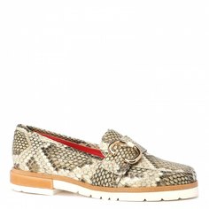 Лоферы женские Pas De Rouge бежевые