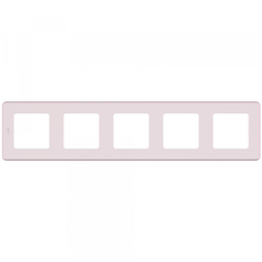 Legrand INSPIRIA Розовый Рамка - 5 постов