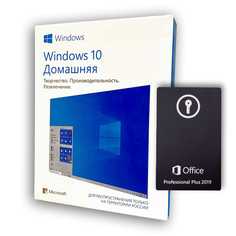 Microsoft Windows 10 Home (BOX) + Microsoft Office 2019 Pro Plus