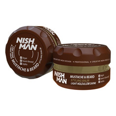 Бальзам воск для бороды и усов NISHMAN STYLING BALM