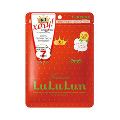 Маска для лица LuLuLun Клубника из Фукуока Premium Face Mask Strawberry 130 г 7 шт.