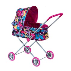 Коляска для кукол классическая Buggy Boom для кукол Mixy 8013-M2009 с козырьком