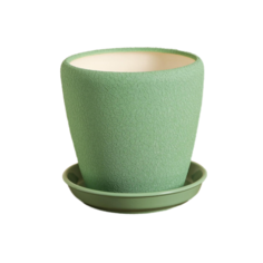 Горшок для цветов "Грация", шёлк, олива, керамика, 1.2 л Sima Land