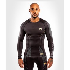 Рашгард Venum Athletics Black/Gold L/S (XXL)