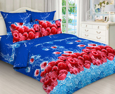 Простыня Mercury Home Малинка Евро/Евро макси 220x240 Бязь