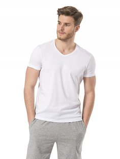 Футболка домашняя мужская 2170 Cacharel белая S