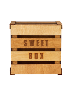 Ящик деревянный SWEET BOX 20х20х10см 4627191594123 Паприка Корица