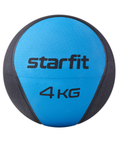 Медбол высокой плотности STARFIT GB-702 4 кг, синий