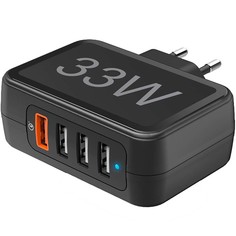 Сетевое зарядное устройство Hama H-210537 Black USB (00210537) (1646715)