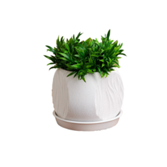 Горшок для цветов "Валенсия", белый, шёлк, керамика, 2.5 л Sima Land