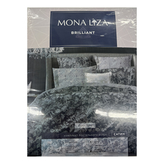 Комплект постельного белья Mona Liza Frosty 2-спальный сатин серый