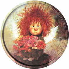 Поднос Gala "Как хороши были розы",Ø200x4,PD051