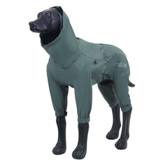 Комбинезон для собак Rukka PROTECT OVERALL, унисекс, зеленый, длина спины 30 см