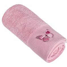 Полотенце банное махровое Bellehome, Баттерфляй Роуз 70x140 см