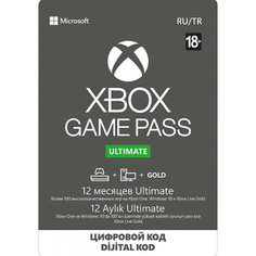 Игра Подписка Xbox Game Pass Ultimate на 12 месяцев Microsoft