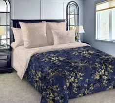 Пододеяльник 210х215 (евро) "Астерия 1 Син. арт. 0002ПН1" Текс Дизайн