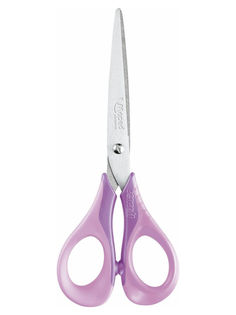 Ножницы канцелярские 16см MAPED Sensoft Pastel, фиолетовые 486214/фиолет