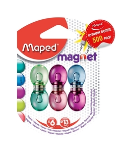 Магниты канцелярские 13мм MAPED Magnet, 6шт 517111