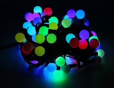 Световая гирлянда новогодняя Laitcom мультишарики хамелеон MB100-1-2RGB 10 м разноцветный