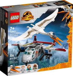 Конструктор LEGO Jurassic World Кетцалькоатль: нападение на самолёт 76947