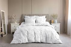 Ночь Нежна Постельное белье Грань цвет: белый (2-х спальное)