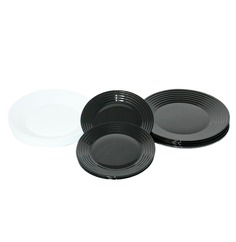 Столовый сервиз LUMINARC 613261 HARENA B&W 18пр.