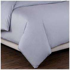 Пододеяльник 1,5 спальный 150Х215 см ХЛОПОК 100%, СЕРЫЙ, САТИН Santalino