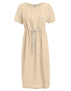 Платье женское Deha D63131 бежевое L