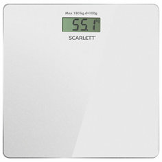 Весы напольные Scarlett White